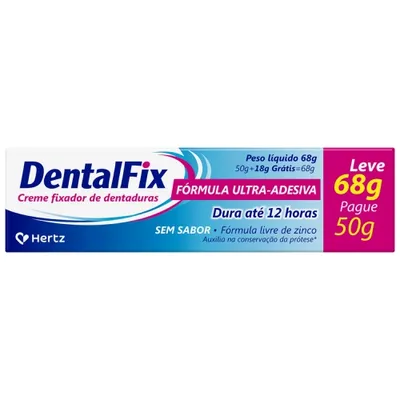 Fixador De Dentadura Dentalfix Sem Sabor 68G preço